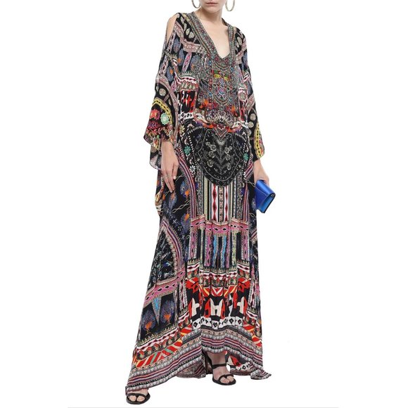 Camilla Dresses & Skirts - CAMILLA Dancing On My Own Split Front Kaftan Maxi